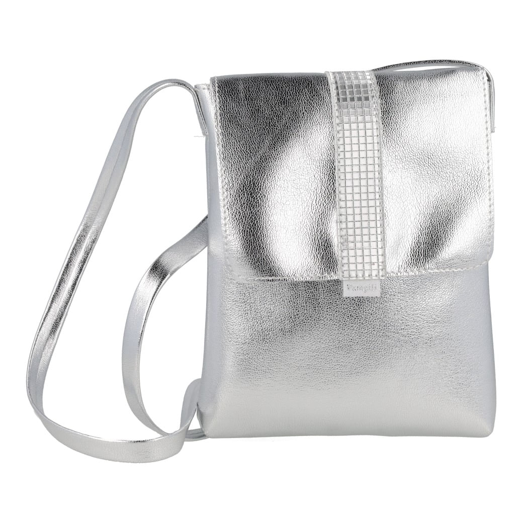 Pampili Tamanco 24-123281000-4 + BOLSA Prata Napa_8__